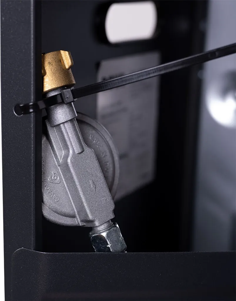 Rowi Gas-Heizofen Blue Flame Pro 4200 W, Ohne Thermostat, Schwarz – Bild 6